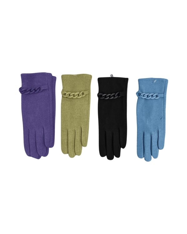 Fashionable New Season Women's Gloves Available in Purple, Green, Black and Blue