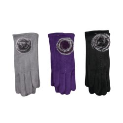 Women's New Season Gloves Available in Grey, Purple and Black