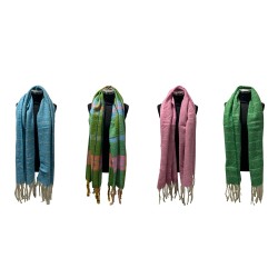 Winter Warmer Checked Blanket Scarf