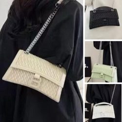 Quilted Chain B Bag