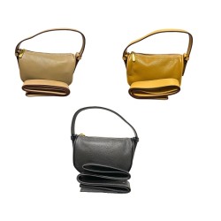 Leather Mini Duffle Bag