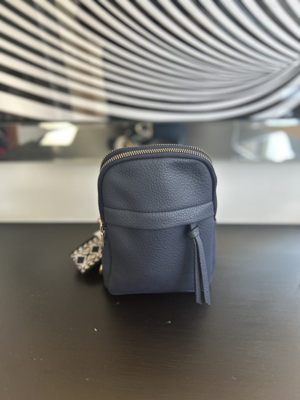Sling bag with wide decorative adjustable strap - Image 8