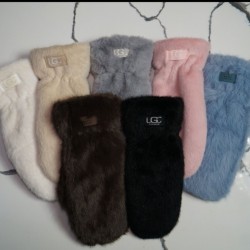 Faux Fur Mittens