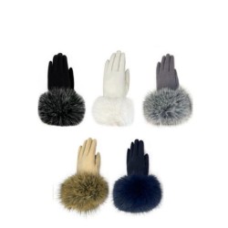 New Style Faux Fur Cuff Gloves
