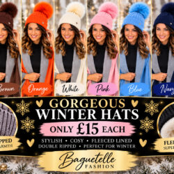 Double-Ribbed, Fleece-Lined Hats