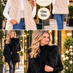 Faux Fur Waistecoat